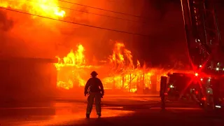 Overnight fire destroys discount store just north of downtown