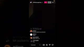 Casper TNG First IG live since release from jail