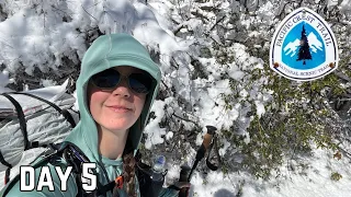 Day 5| Walking in The Winter Wonderland ❄️ | Pacific Crest Trail Thru Hike