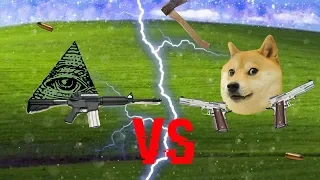 Illuminati VS Doge [MEME WARS] [MLG]