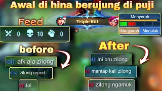 PRANK ZILONG MATI 10X SAMPE DI SURUH AFK AJA BERUJUNG MODE BNTAI 🔥 | MLBB