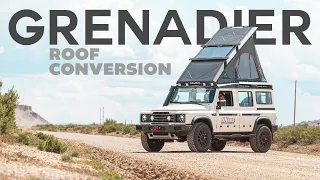 The Alu-Cab Silenus Roof Conversion for the Ineos Grenadier