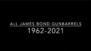 All James Bond Gunbarrels 1962-2021 (Dr. No - No Time To Die)
