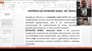 VIDEO I CONCEITOS E HISTORICO DA EXTENSÃO RURAL NO BRASIL