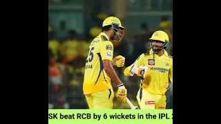 CSK beat RCB by 6 wickets in the Opener match of IPL 2024