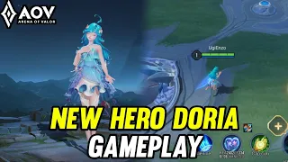 AOV : NEW HERO DORIA GAMEPLAY - ARENA OF VALOR LIÊNQUÂNMOBILE ROV