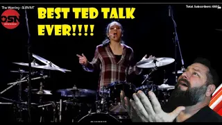 REACTION - THE WARNING "SURVIVE" BEST TED TALK EVER!!!! BEST POWER TRIO I HAVE HEAR IN A LONG TIME!!