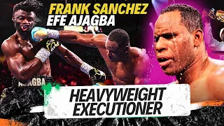 EFE AJAGBA vs FRANK SANCHEZ | HIGHLIGHT AND BEST KO'D FRANK SANCHEZ EXECUTOR FROM CUBA #boxing