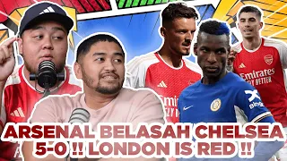 ARSENAL BELASAH CHELSEA 5-0! feat. FAN ARSENAL VIRAL JADI BADI EMIRATES STADIUM