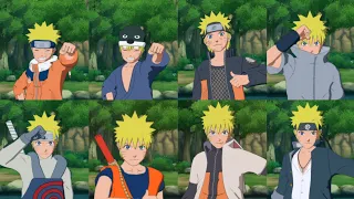 All Costumes & Unique Armor Breaks In Naruto Storm Series (Costume/ Outfits Evolution)