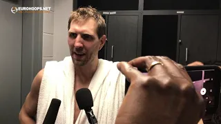 Dirk Nowitzki on the standing ovation in Staples and his career
