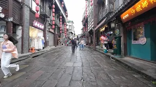 Ciqikou Old Town [4K HDR] | Different from Original Look | City walking tour | Rainny again | ChongQ