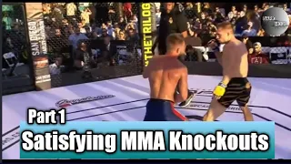 Satisfying MMA Knockouts, August 2021 fights (Part 1)