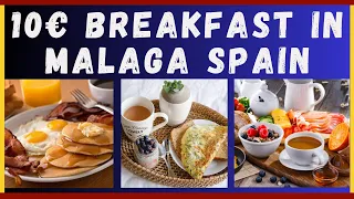 MALAGA SPAIN 🇪🇸 🇪🇸 | 10€ Breakfast In Malaga Spain | Best Food To Try In Malaga Spain | Food Guide