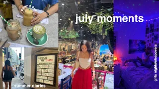 july moments🧃 | eating out, girls nights, london diaries & shopping AD