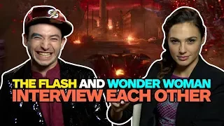 Wonder Woman and The Flash Interview Each Other