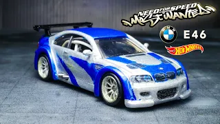 BMW M3 E46 Need For Speed Most Wanted Hot Wheels Custom