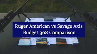 Ruger American vs Savage Axis Budget 308 Comparison