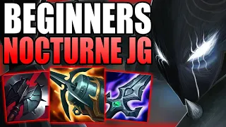 HOW TO PLAY NOCTURNE JUNGLE FOR BEGINNERS IN-DEPTH GUIDE S13! - Best Build/Runes League of Legends