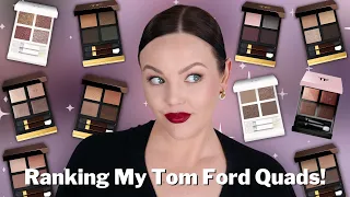 Ranking All Of My Tom Ford Eyeshadow Quads