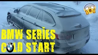 EXTREME BMW CAR COLD START COMPILATION #1