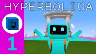 A Game with CURVED SPACE!!! - Let's Play Hyperbolica - Part 1