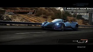 NFS Hot Pursuit Remastered - Vanishing Point - Pagani Zonda Cinque Roadster NFS Edition - 1:13.06