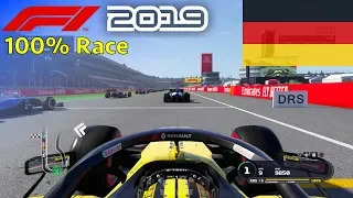 F1 2019 - 100% Race at Hockenheimring in Hülkenberg's Renault