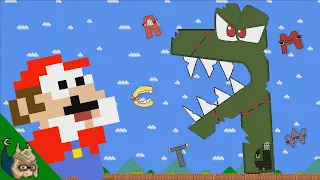 Alphabet Lore (A - Z…) F Zombie Maze vs Mario (Mario Cartoon Animation)