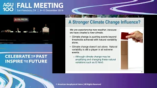 Fall Meeting 2019 Press Conference: Explaining extreme events of 2018 from a climate perspective