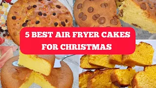 5 Best Air fryer Cake Recipes  to Make in the Christmas and Speacial Festive seasons.