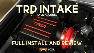 TRD Intake full install and review - 2010-2022 Toyota 4Runner