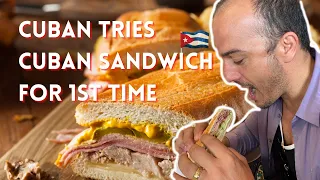 Cuban Tries Cuban Sandwich for 1st Time (Shocked by Difference)