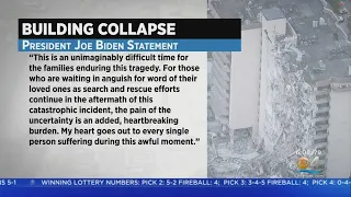 President Biden Issues Statement On Surfside Tragedy