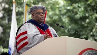 Squire Booker PhD '94 at 2019 Investiture of Doctoral Hoods and Degree Conferral Ceremony