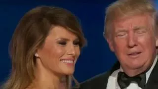 Trump and Melania first dance My Way Inaugural 20.01.2017 Дональд и Меланья Трамп танец ба