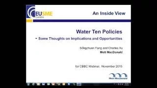 China’s ‘Water Ten’ Plan: Introduction, Analysis and Market Insights