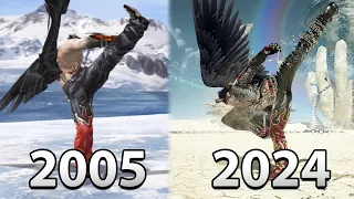 Evolution of Devil Jin's Cancan Combo (Tekken 5-8)