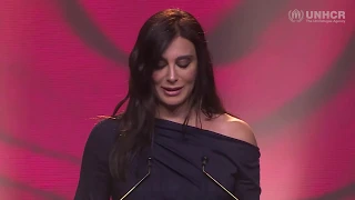 Nadine Labaki Delivers Keynote Speech at the 2019 Nansen Refugee Award Ceremony
