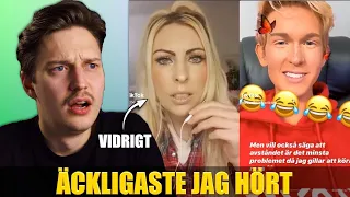 REAGERAR PÅ SVENSKA TIK TOKS! 🇸🇪 | Äckligaste jag hört