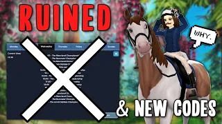 2 NEW CODES & STAR STABLE JUST RUINED THIS! - Star Stable Update