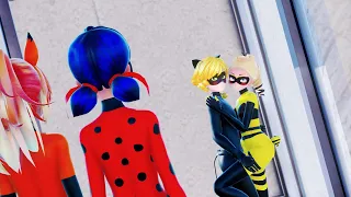 【MMD Miraculous】Surprise in the Elevator (Compilation)【60fps】