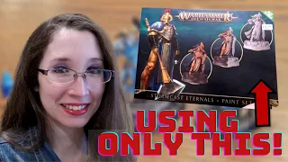Painting Minis for Beginners - Stormcast Eternals Using ONLY the Age of Sigmar Paint Set