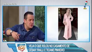 Veja o que rolou no casamento de César Tralli e Ticiane Pinheiro