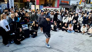 SATURDAY. BLACK MIST. GUEST: KUMA. UNIQUE FASCINATING PERFORMANCE. HONGDAE STREET.