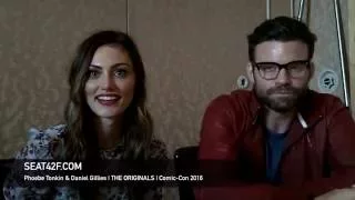 Phoebe Tonkin & Daniel Gillies THE ORIGINALS Interview Comic Con 2016