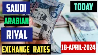 Saudi Arabian Riyal Exchange Rates Today 18 April 2024 aaj ka riyal rate