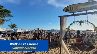 Walking on the beach, Salvador/Brazil