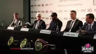 A VERY EVENTFUL Wladmir Klitschko vs Tyson Fury LONDON PRESS CONFERENCE