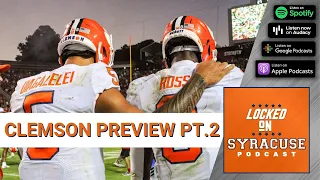 WHY SYRACUSE WILL STRUGGLE WITH CLEMSON'S DEFENSE, Prop Shop Picks and Can the Orange Cover? 10/15